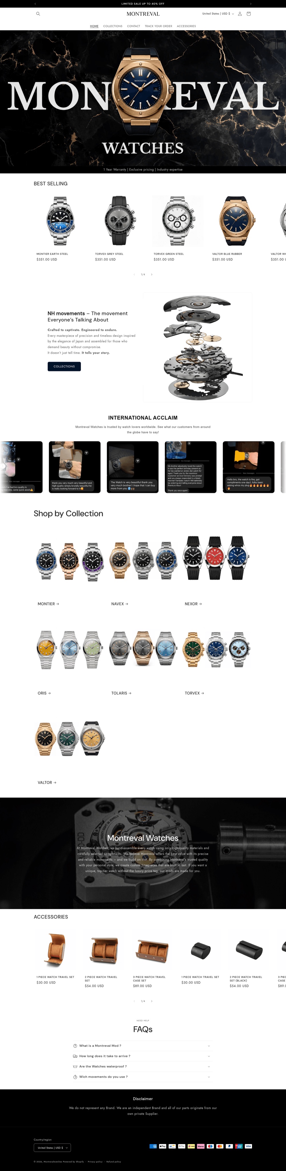 Montreval Watches Store